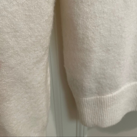 Madewell crisscross cozy white sweater - Picture 4 of 5